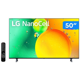 Imagem da oferta Smart TV LG 50" NanoCell 4K ThinQ Inteligência Artificial - 50NANO75SQA