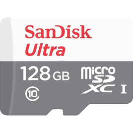 Imagem da oferta Cartão microSDXC SanDisk Ultra 128GB SDSQUNS-128G-GN6MN 80MB/s UHS-I Classe 10