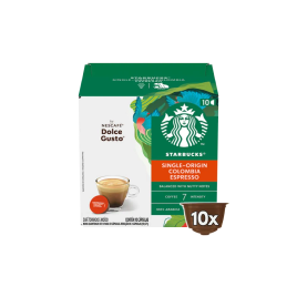 Imagem da oferta Caixa de Cápsulas Starbucks Espresso Colombia Nescafé Dolce Gusto - 10 Unidades