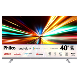 Imagem da oferta Smart TV LED 40" Full HD Philco Android TV HDR Chromecast Built In Processador Quad-core - PTV40E30AGSF
