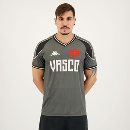 Imagem da oferta Camisa Kappa Vasco Supporter 2023 Cinza