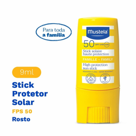 Imagem da oferta Protetor Solar Mustela Stick Alta Proteção Fps50 - 9ml