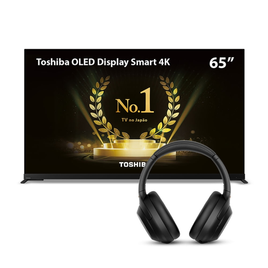 Imagem da oferta Combo Tech - Smart TV OLED 65" 4K Google TV 4 HDMI 2 USB e Fone de Ouvido Sony Sem Fio Preto - TB018MK
