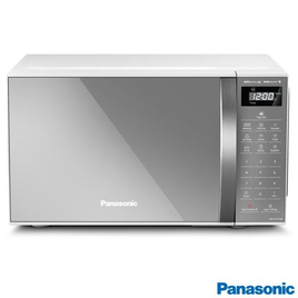 Imagem da oferta Micro-ondas de Mesa Panasonic com 21 Litros de Capacidade Branco com Porta Espelhada - NN-ST27LWRU