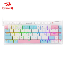 Imagem da oferta Teclado Mecanico RGB Redragon K609 Low Profile Switch Red