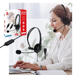 Imagem da oferta Fone Headset Home Office Telemarketing Pc Not Callcenter Usb