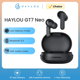 Imagem da oferta HAYLOU-GT7 Neo TWS Fones De Ouvido Sem Fio Modo Dual Host Bluetooth 5.4 Fones De Ouvido Smart Touch Control Fones De Ouv