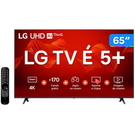 Imagem da oferta Smart TV 65" 4K LG UHD ThinQ AI HDR - 65UR8750PSA