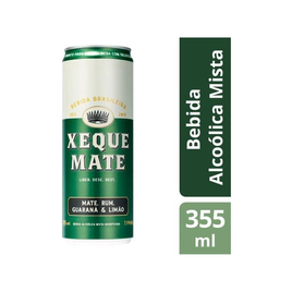 Imagem da oferta Bebida Mista Xeque Mate Mate Rum Guaraná e Limão 355ml