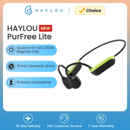 Imagem da oferta HAYLOU-PurFree Lite Bone Condução Headphones TWS Bluetooth Headset fone de ouvido esportivo QCC3044 10