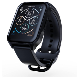 Imagem da oferta Smartwatch Motorola Watch 70 1.69" Google Fit MOSWZ70-PB
