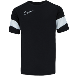 Camiseta Nike Dri Fit Academy 21 Preta e Branca 