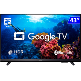 Imagem da oferta Smart TV Philips DLED 43" FHD Wi-Fi Google HDR Plus TV - 43PFG6918/78