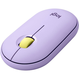 Imagem da oferta Mouse sem fio Logitech Pebble M350 com Clique Silencioso Design Slim Ambidestro Conexão USB ou Bluetooth e Pilha Inclus