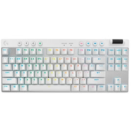 Imagem da oferta Teclado Gamer Logitech G PRO X TKL Lightspeed RGB Mecânico Switch Tactile Branco US - 920-012143