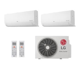 Imagem da oferta Ar Condicionado Bi Split Inverter LG Hi Wall Dual Voice + AI 16000 BTUs (9000+9000) Frio S32Q16SA181 - 220V