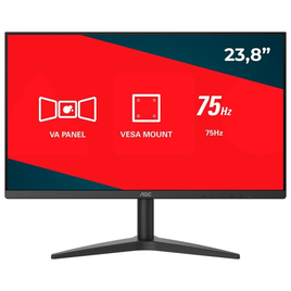 Imagem da oferta Monitor LED Full HD AOC 23.8 VA HDMI Bordas Finas 24B1XHM