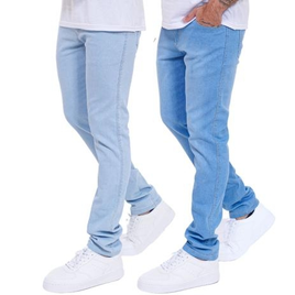 Imagem da oferta Kit 2 Calças Masculina Jeans Skinny Masculina Lycra