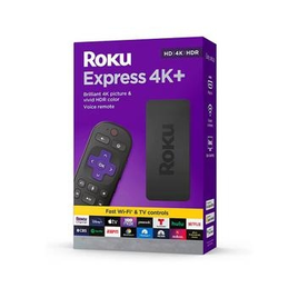 Imagem da oferta Streaming Box Roku Express 4K Compatível com Alexa Siri e Google Inclui Cabo HDMI - ‎3940BR2