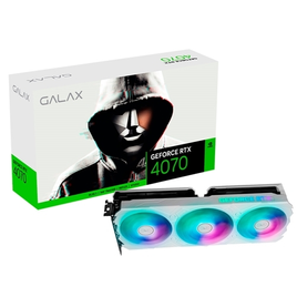 Imagem da oferta Placa de Vídeo Galax GeForce RTX 4070 EX Gamer White 12GB GDDR6X 192 bits - 47NOM7MD7KWH