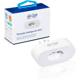 Imagem da oferta Tomada Inteligente Smart Plug Slim Wi-Fi 10A I2GO Home - Compatível com Alexa