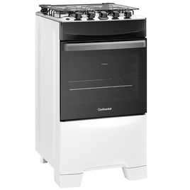 Imagem da oferta Fogão Continental 4 Bocas com Mesa de Inox Tecnologia Top Limpa Fácil  FC4IB