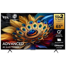 Imagem da oferta Smart TV 65" QLED 4K TCL 65C655 com processador AIPQ Google TV Dolby Vision Atmos HDR10+ Wi-Fi Dual Band Bluetooth