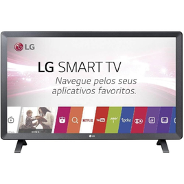 Imagem da oferta Smart TV Monitor LED 24" HD LG 2 HDMI 1 USB Wi-Fi - 24TL520S