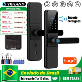 Imagem da oferta Fechadura Eletrônica YRHAND H01 TY Impressão Digital Cartão IC
