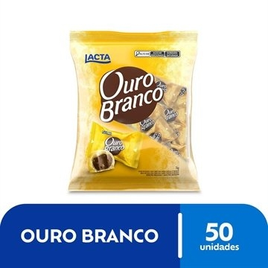 Imagem da oferta 2 Pacotes Chocolate Lacta Ouro Branco 1Kg