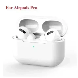 Imagem da oferta Capa protetora de silicone para AirPods Pro cor sólida Apple Bluetooth Headset capa macia novo