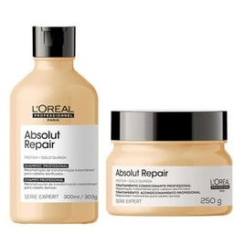 Imagem da oferta L’Oréal Professionnel Absolut Repair Gold Quinoa + Protein Kit - Shampoo + Máscara - Kit
