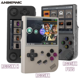 Imagem da oferta Console Portátil Retro ANBERNIC RG35XX 64GB Tela 3,5" IPS H700 3300mAh