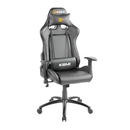Imagem da oferta Cadeira Gamer KBM! GAMING CG330 Preto Com Almofadas Reclinável Descanso de Braço 2D - KGCG330PT