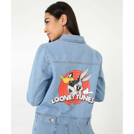 Imagem da oferta Jaqueta Jeans Looney Tunes - Feminina