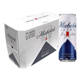 Imagem da oferta Cerveja Michelob Ultra Lata 350ml - Pack Com 8 Unidades