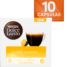 Imagem da oferta Café Caseiro Dolce Gusto - 10 CÁPSULAS