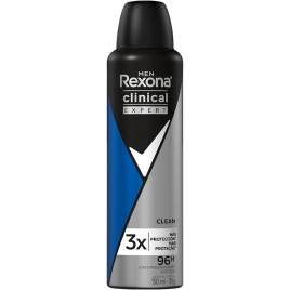 Imagem da oferta Antitranspirante Aerosol Rexona Men Clinical Clean 150ml (A embalagem pode variar)