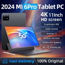 Imagem da oferta Tablet PC Pad 6 Pro Versão Global Snapdragon 888 Android 13 10000mAh 16GB RAM 1TB ROM HD 5G Tela 4K WiFi Original 2021