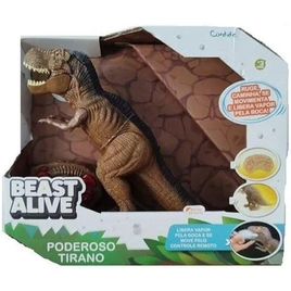 Imagem da oferta Brinquedo T-Rex Poderoso Tirano com Controle Remoto - Candide