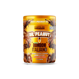 Imagem da oferta Pasta de amendoim sabor Bombom Italiano 250g - zero adição de açúcar - zero glúten - Dr Peanut