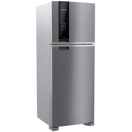 Imagem da oferta Geladeira Brastemp Duplex BRM55BK Frost Free com Painel Eletrônico e Turbo Control 462 L - Inox