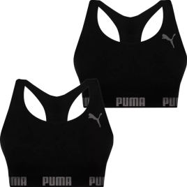 Imagem da oferta Kit 2 Top Puma Nadador Sem Costura Feminino Academia