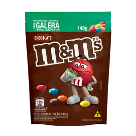 Imagem da oferta Confeitos M&Ms Chocolate 148g