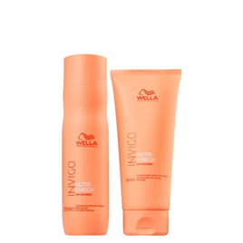 Imagem da oferta Kit Wella Professionals Shampoo Invigo Nutri-Enrich 250ml + Condicionador Invigo Nutri-Enrich 200ml