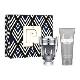 Imagem da oferta Invictus Platinum Rabanne Coffret Kit - Perfume Masculino EDP 100 ml+ Shower Gel Kit 100 ml + BRINDES