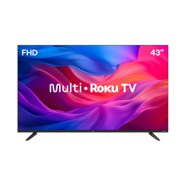 Imagem da oferta Smart TV FHD 43" Dled Wi-fi Multi Roku - TL056M