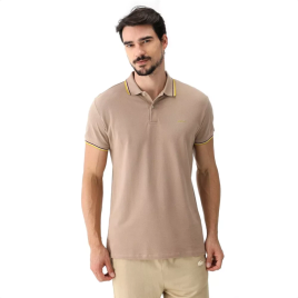 Imagem da oferta Camiseta Polo Colcci 03118 Bege Sand Castl - Masculina Tam M