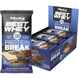 Imagem da oferta Barra de Proteínas Athletica Nutrition Best Whey Protein Break - 25g 12 unidades