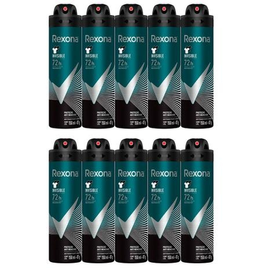 Desodorante Antitranspirante Aerosol Masculino Rexona Invisible 72 horas 2  Unidades 150ml